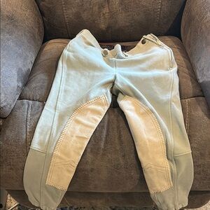 Horse riding bridges on course cotton naturals size 10 kids reinforced chaps